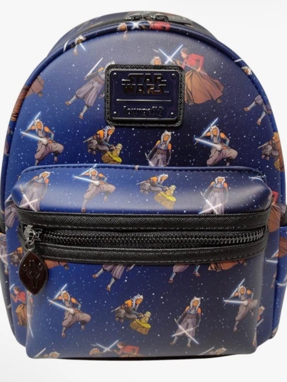 Loungefly Blue Star Wars Ahsoka & Grogu Mini Backpack